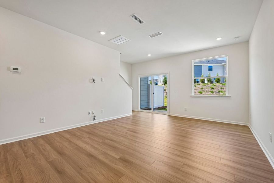 Spacious, unfurnished interior of a new home in Brooks Mill - Edge Series, Durham (Image 5).