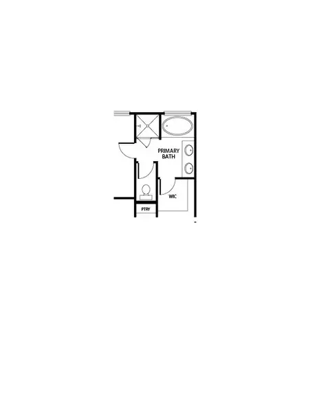 2D floor plan layout for the Rowan by Impression Homes in Bryant Farms, Melissa, TX (Image 10). 2D floor plan layout for the Rowan by Impression Homes in Bryant Farms, Melissa, TX (Image 10).