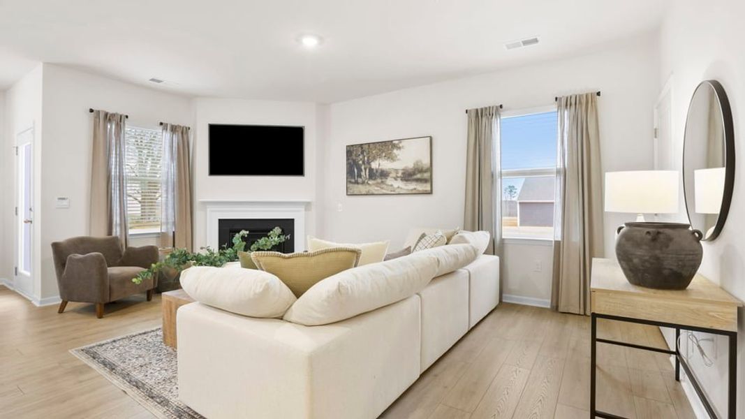 Representative furnished interior of a home built from the Salem by D.R. Horton in Palmetto Valley, Anderson (Image 10).