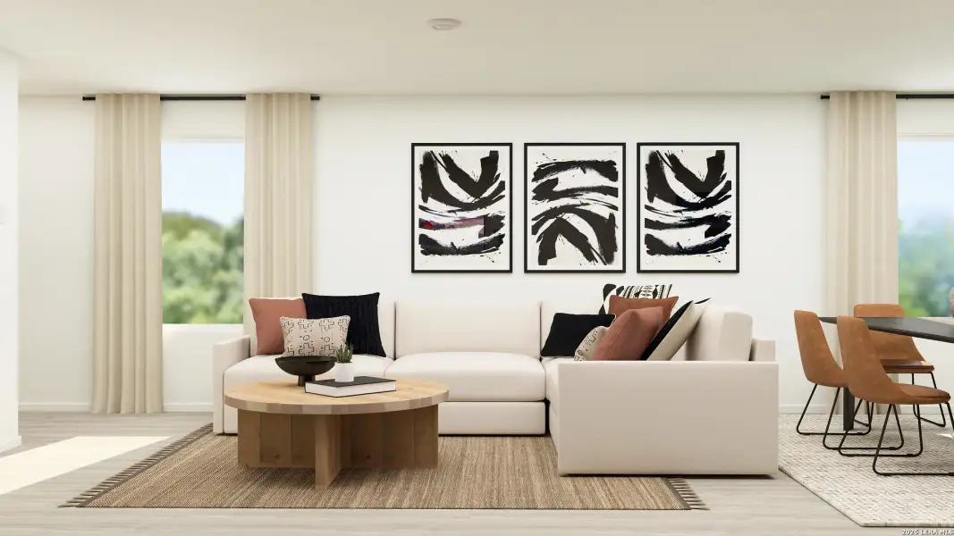 Furnished interior view inside a new home in Hidden Oasis, San Antonio (Image 5).