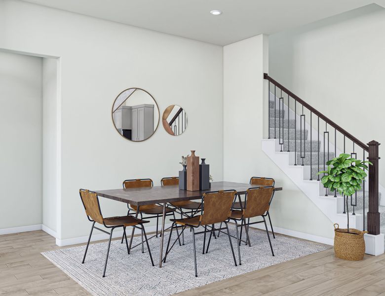 Representative furnished interior of a home built from the Fairfield by Tri Pointe Homes in Lagos Reserve, Manor (Image 9).