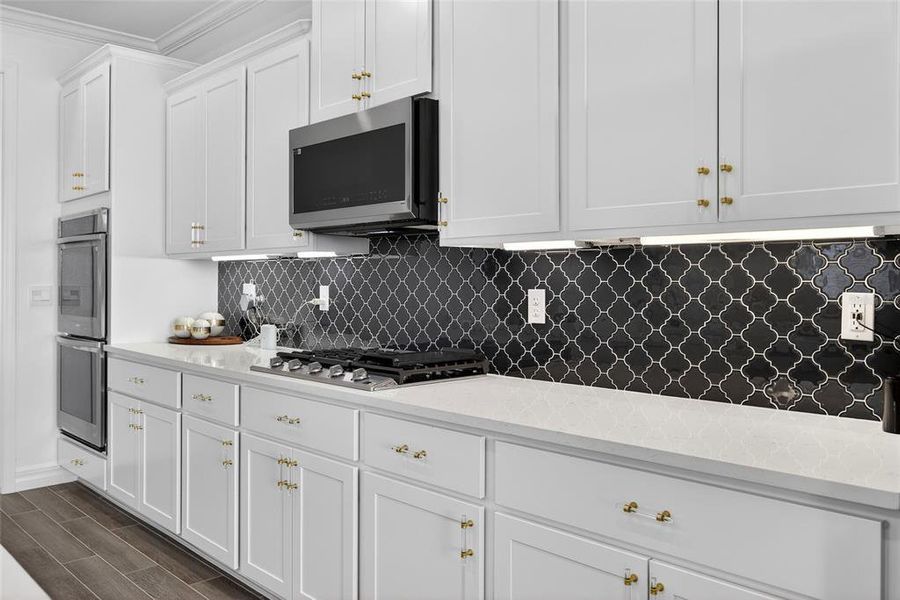 Furnished interior view inside a new home in Heritage Station, Punta Gorda (Image 14).