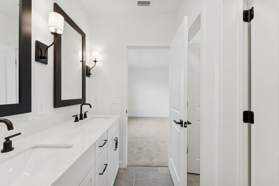 Furnished interior view inside a new home in , Fort Pierce (Image 19).