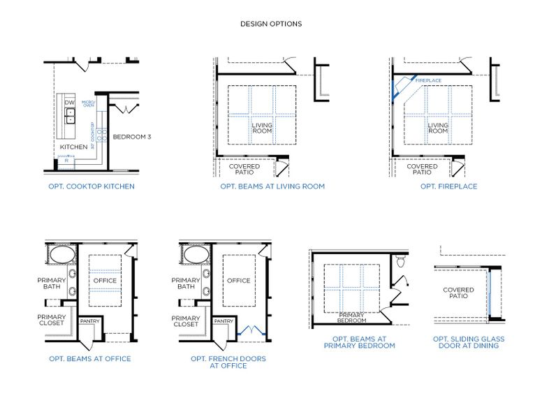 2D floor plan layout for the Oxford by Tricoast Homes in Sunterra 50s, Katy, TX (Image 4). 2D floor plan layout for the Oxford by Tricoast Homes in Sunterra 50s, Katy, TX (Image 4).