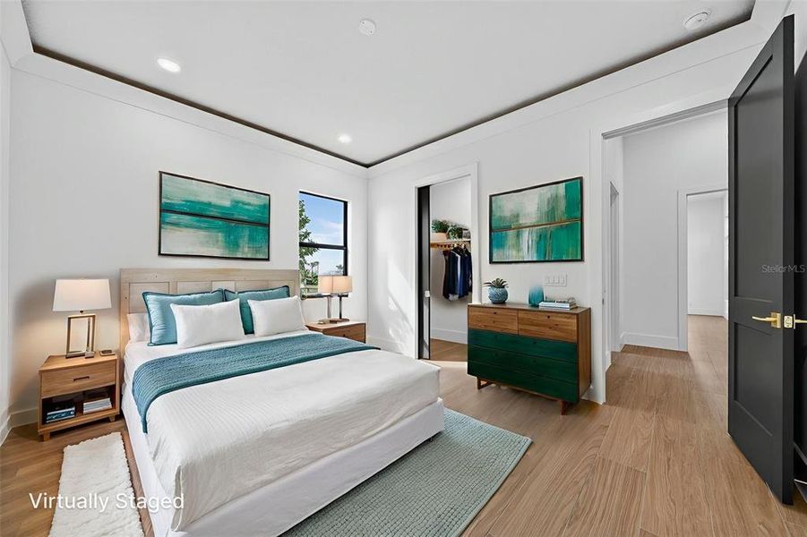 Furnished interior view inside a new home in , Sarasota (Image 44).