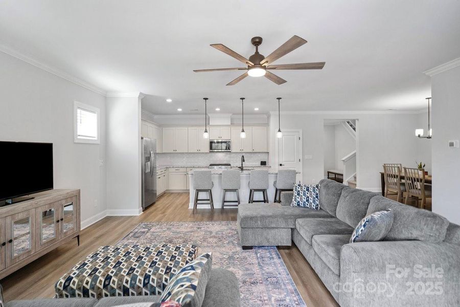 Furnished interior view inside a new home in Trilogy® Lake Norman, Denver (Image 11). Furnished interior view inside a new home in Trilogy® Lake Norman, Denver (Image 11).