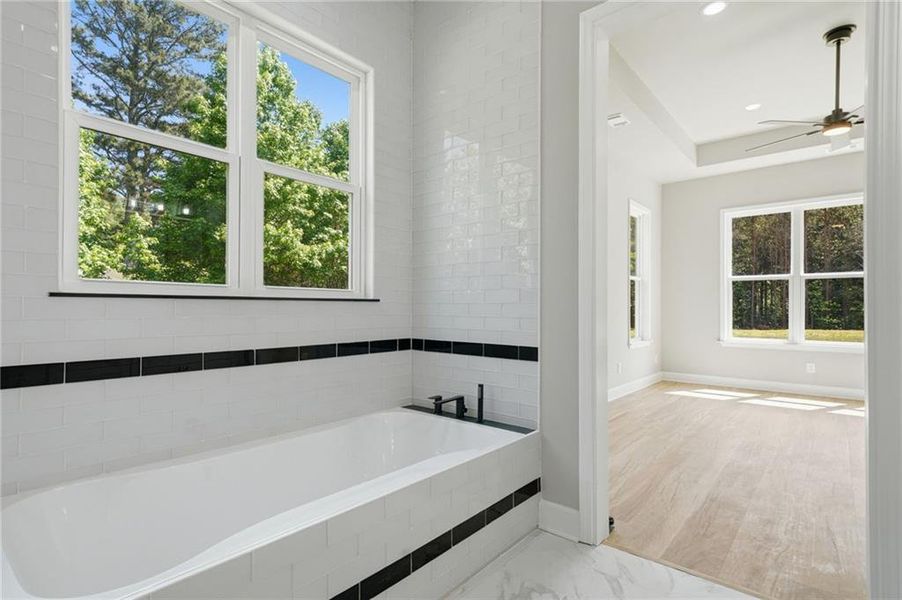 Furnished interior view inside a new home in , Cumming (Image 18).