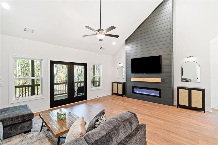 Furnished interior view inside a new home in , Talking Rock (Image 29).