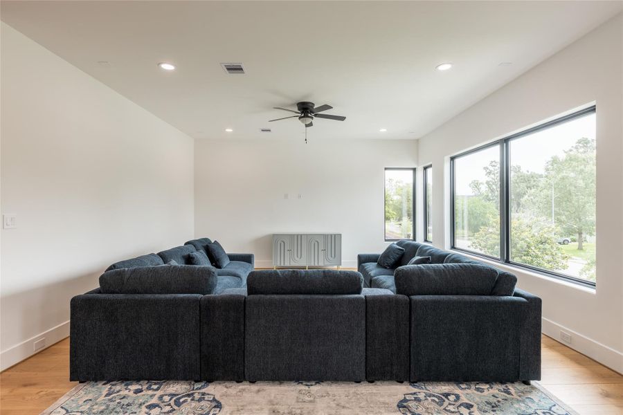 Furnished interior view inside a new home in , Houston (Image 29).