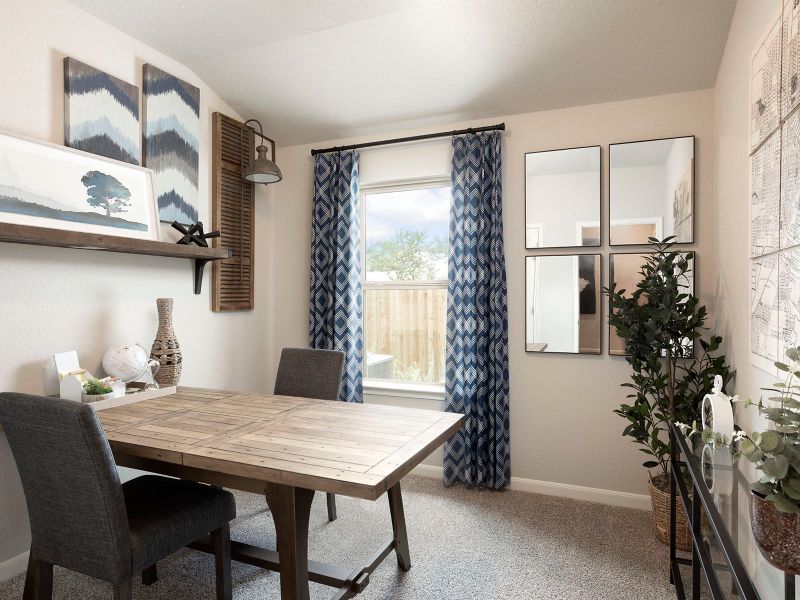 Utilize this spacious flex space as a home office or however best suits your family's needs.