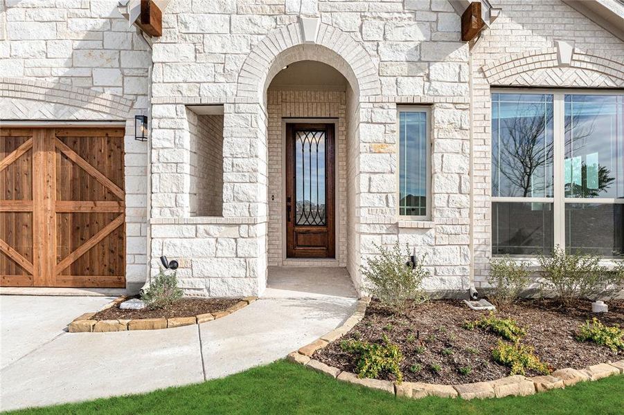 Exterior details and patio area of a home in Sutton Fields, Celina (Image 22).