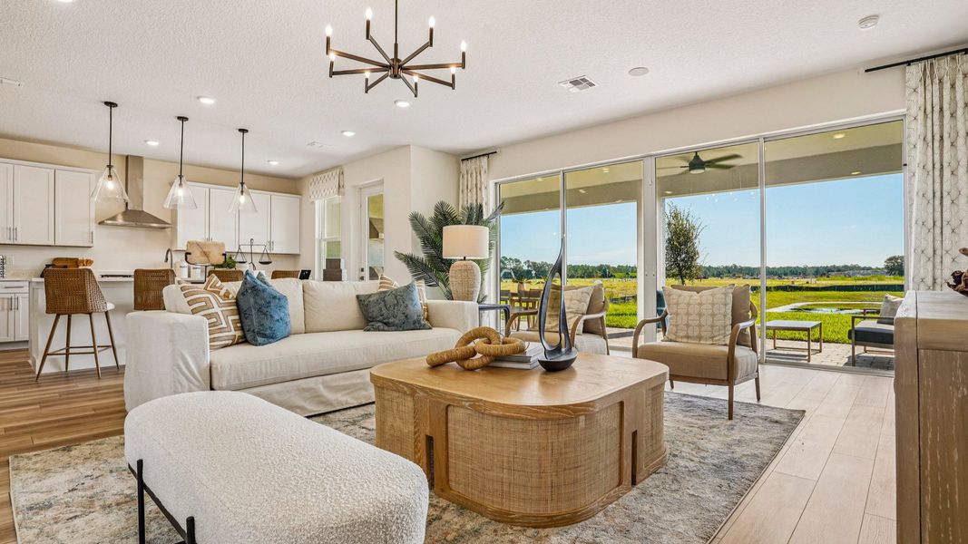 Oleander Floor Plan Living Area by DRB Homes in Ardisia Park in New Smyrna Beach, FL Oleander Floor Plan Living Area by DRB Homes in Ardisia Park in New Smyrna Beach, FL