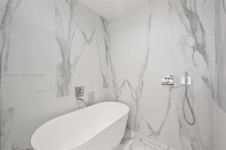 Furnished interior view inside a new home in , Miami (Image 20).