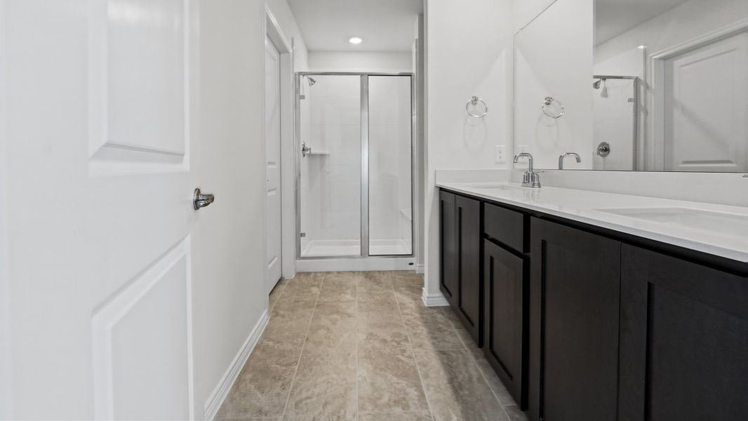 Furnished interior view inside a new home in Silverado, Aubrey (Image 4).