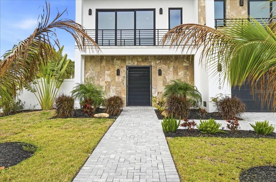 Exterior details and patio area of a home in , Englewood (Image 34).