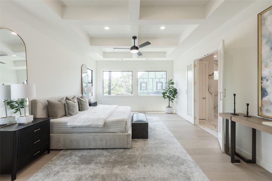 Furnished interior view inside a new home in , Houston (Image 26).