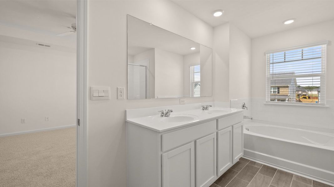 Representative furnished interior of a home built from the Iberville by D.R. Horton in Independence, Loganville (Image 8).