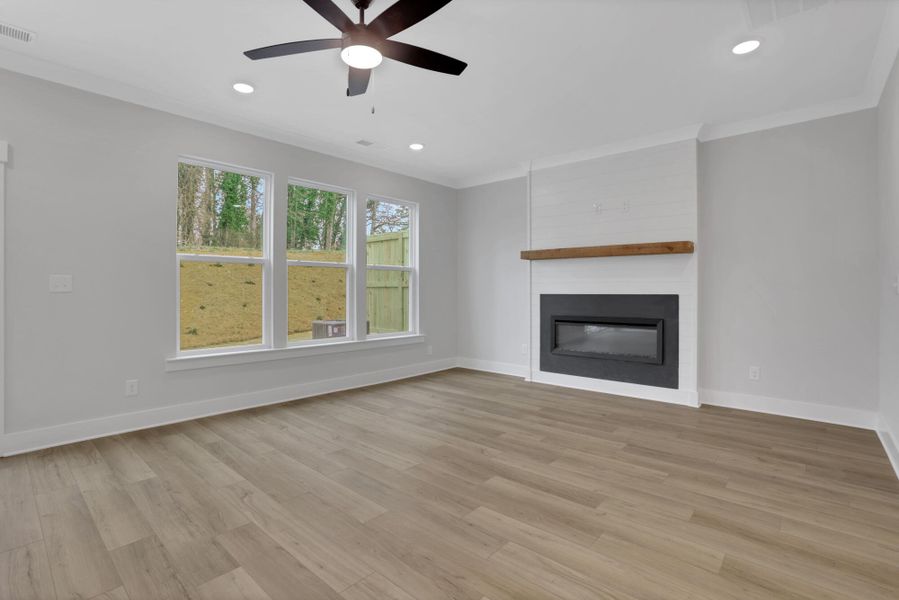 Spacious, unfurnished interior of a new home in Villas at Dawsonville Townhomes, Dawsonville (Image 20).