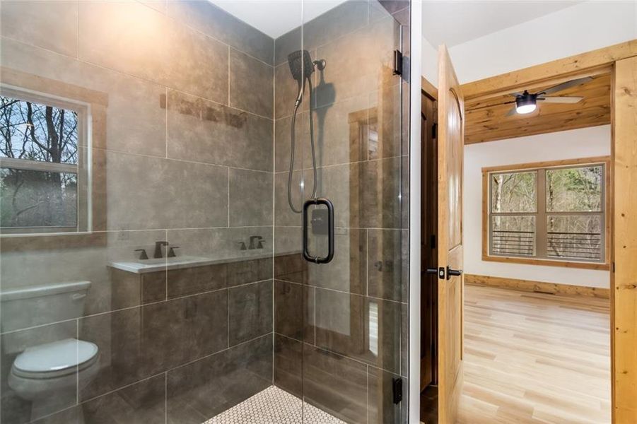 Furnished interior view inside a new home in , Ellijay (Image 40).