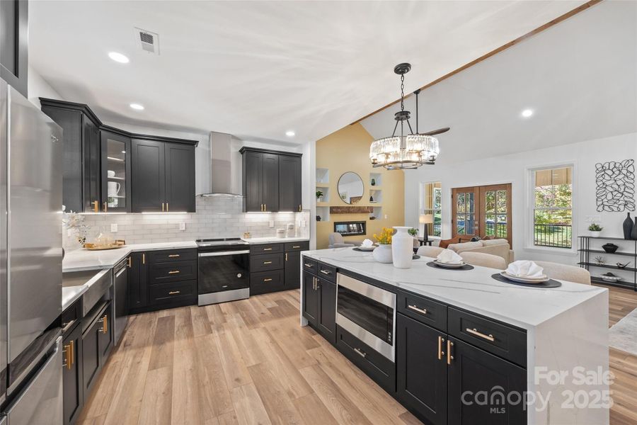 Furnished interior view inside a new home in , Charlotte (Image 14).