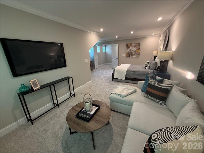 Furnished interior view inside a new home in The Townes at Wade Ardrey, Charlotte (Image 13).