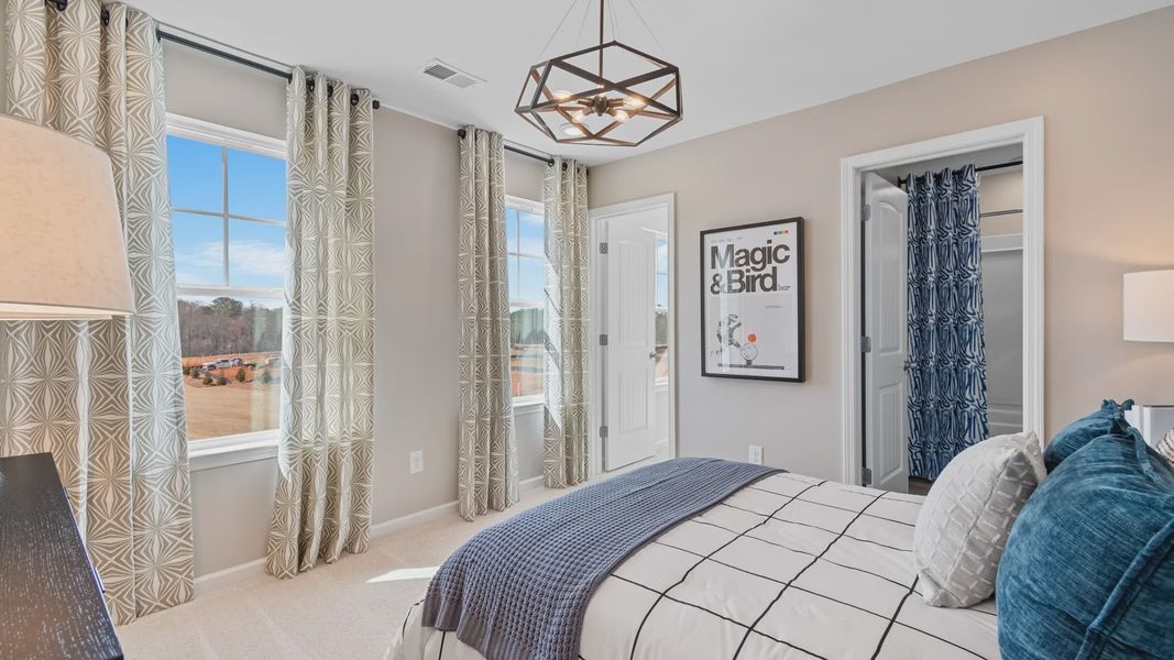 Representative furnished interior of a home built from the Wynwood by DRB Homes in Cottages of Bearwood, Mount Pleasant (Image 40).