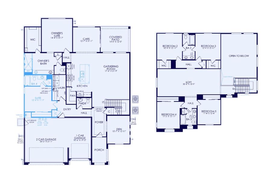 2D floor plan layout of this home in Visara, Surprise, AZ (Image 3).