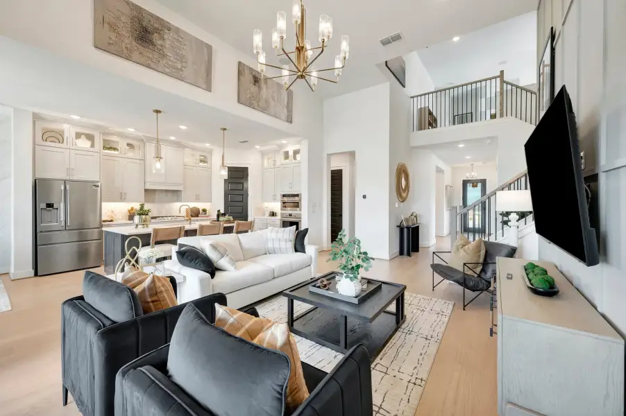 Furnished interior view inside a new home in Bridgeland Central: Emerald Heights - Enclave Collection, Cypress (Image 8).