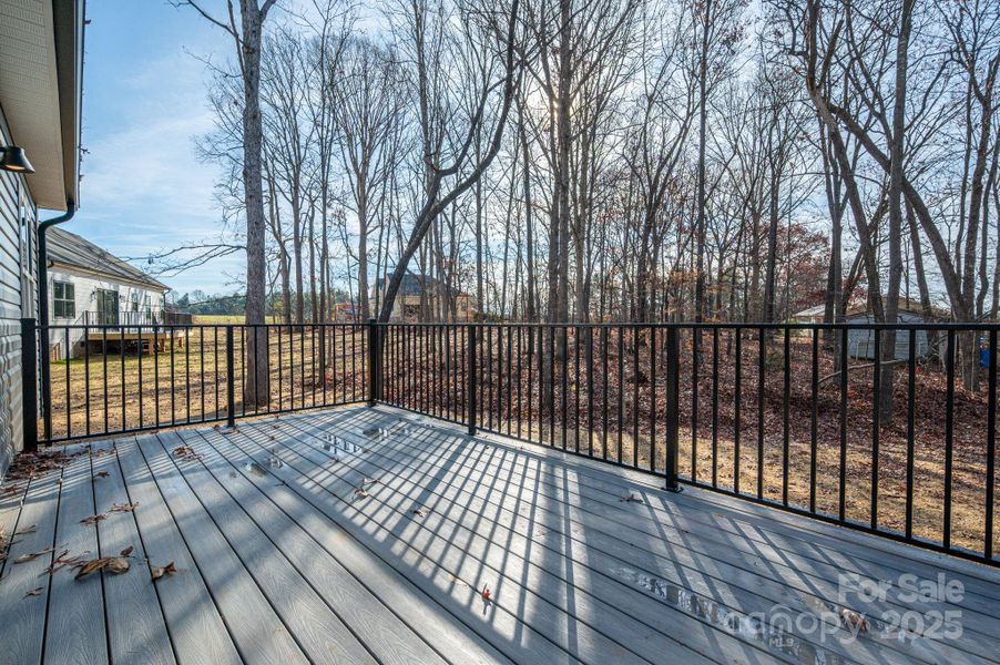 Exterior details and patio area of a home in , Newton (Image 22).