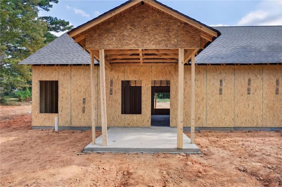 In-progress construction of a new home in , Dallas, GA (Image 32).