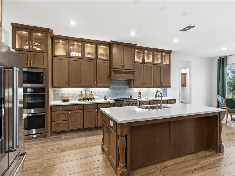 Furnished interior view inside a new home in Gean Estates, Keller (Image 6).