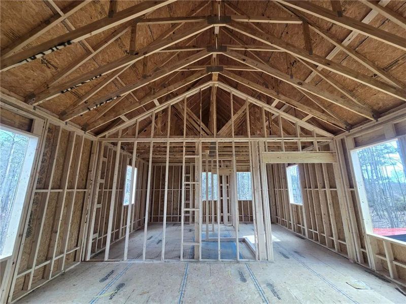 In-progress construction of a new home in Aster, Roswell, GA (Image 48).