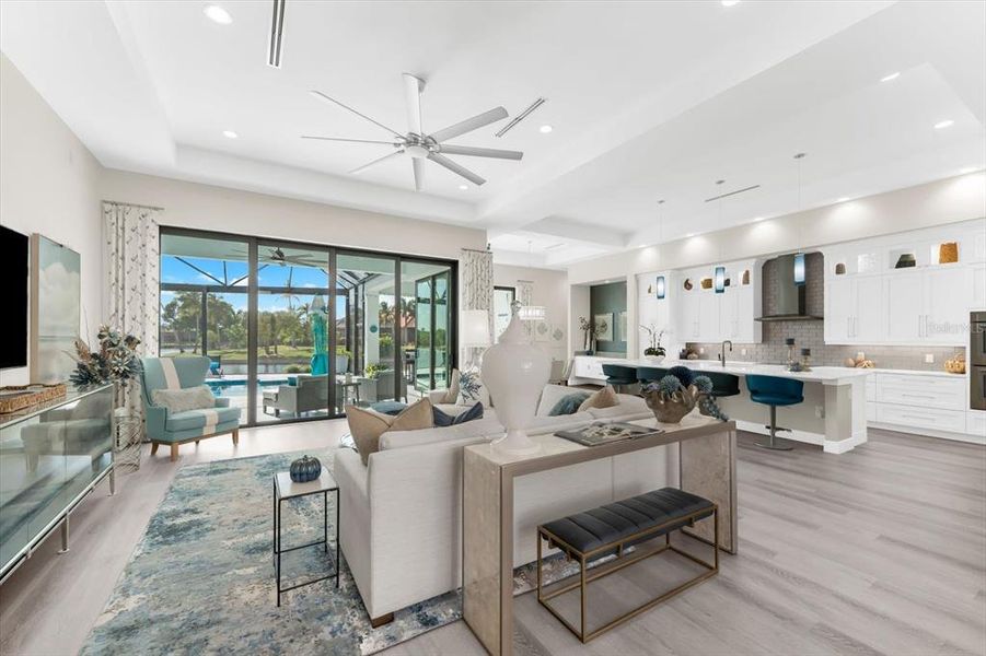 Furnished interior view inside a new home in , Port Charlotte (Image 16).