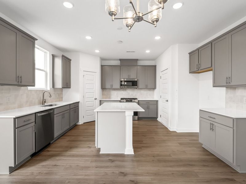 Furnished interior view inside a new home in Sage Farms, White House (Image 6).