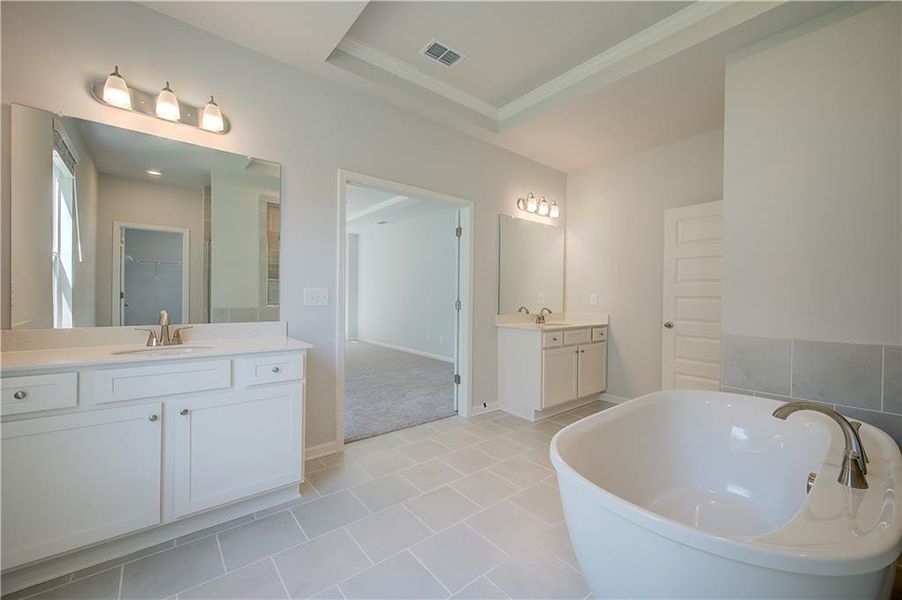 Furnished interior view inside a new home in Grandview at Millers Mill, Stockbridge (Image 8).
