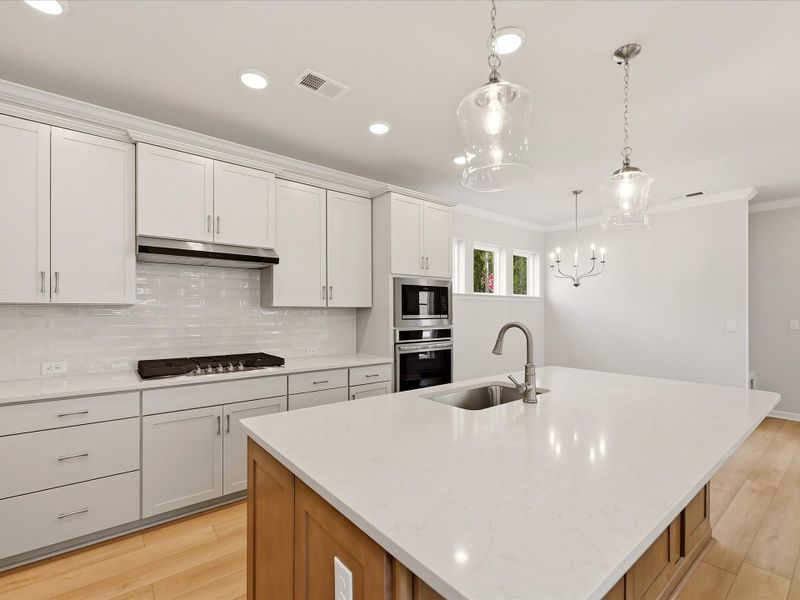 Furnished interior view inside a new home in Whitley Preserve – Park Collection, Mint Hill (Image 7). Furnished interior view inside a new home in Whitley Preserve – Park Collection, Mint Hill (Image 7).