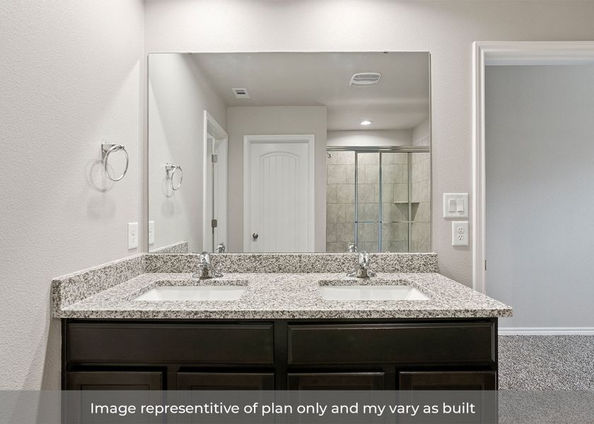 Representative furnished interior of a home built from the Bellvue by D.R. Horton in London Towne, Corpus Christi (Image 10).