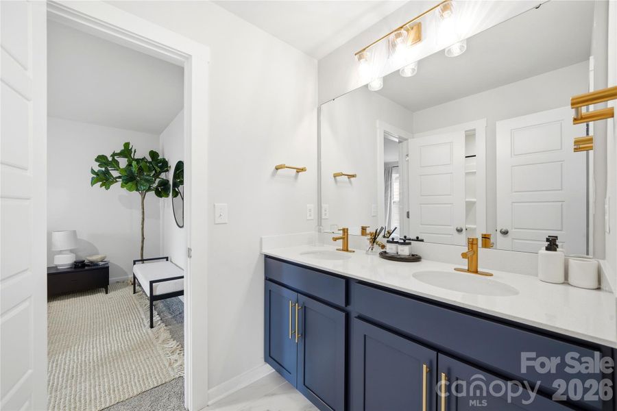 Furnished interior view inside a new home in , Charlotte (Image 20).