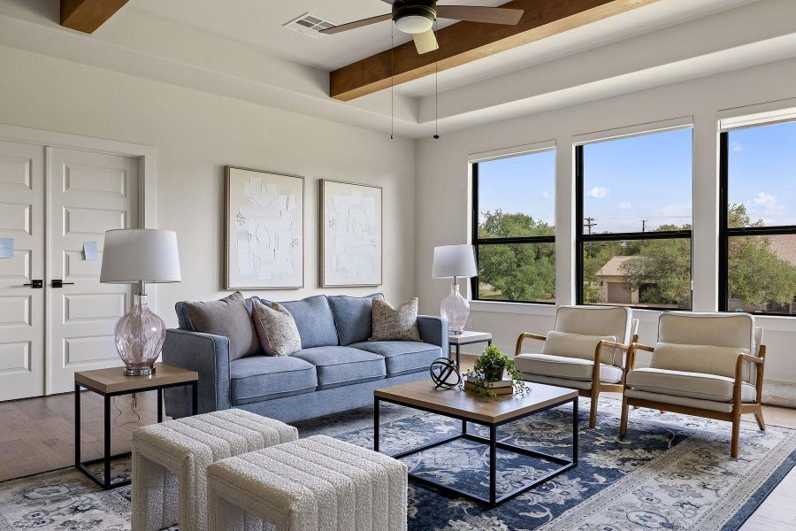 Furnished interior view inside a new home in , Georgetown (Image 28).
