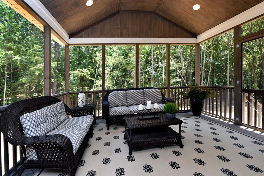 The Branford Outdoor Living Area The Branford Outdoor Living Area