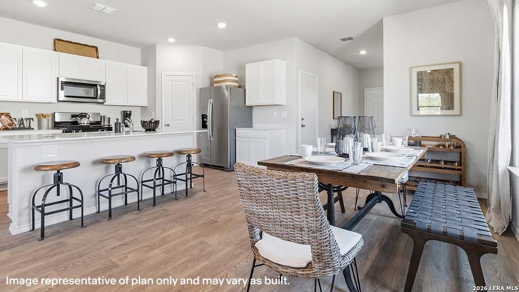 Furnished interior view inside a new home in Riverstone at Westpointe, San Antonio (Image 41).