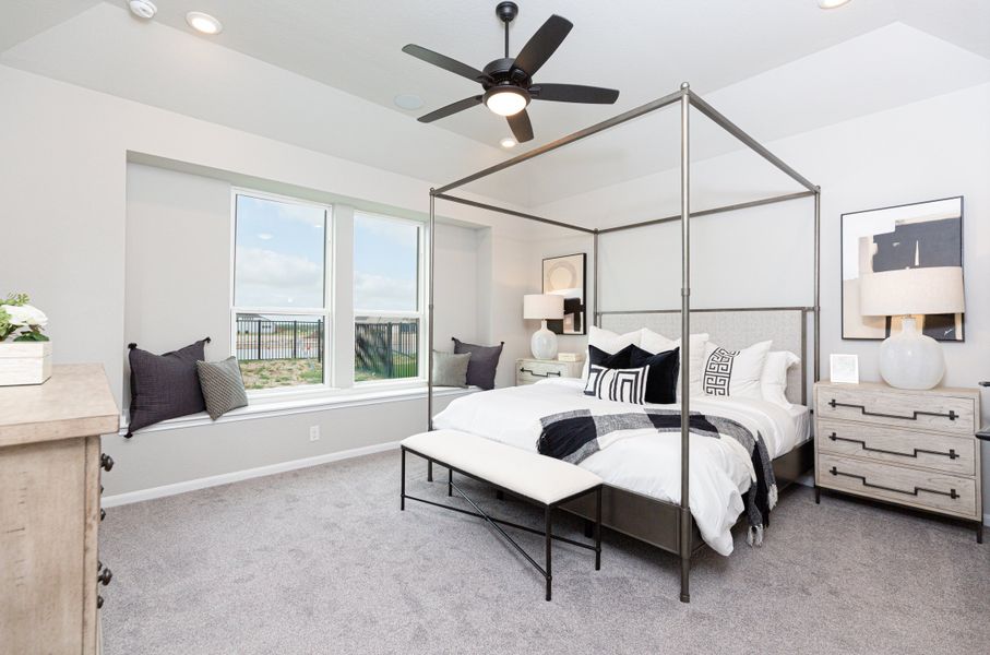 Representative furnished interior of a home built from the Alder by Beazer Homes in Bridgeland: Premier Collection, Cypress (Image 18).