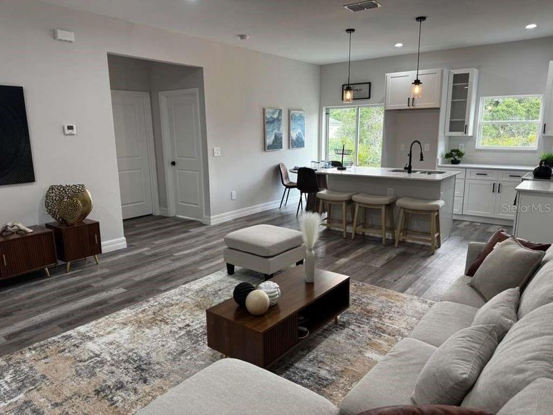 Furnished interior view inside a new home in , Sebring (Image 5).