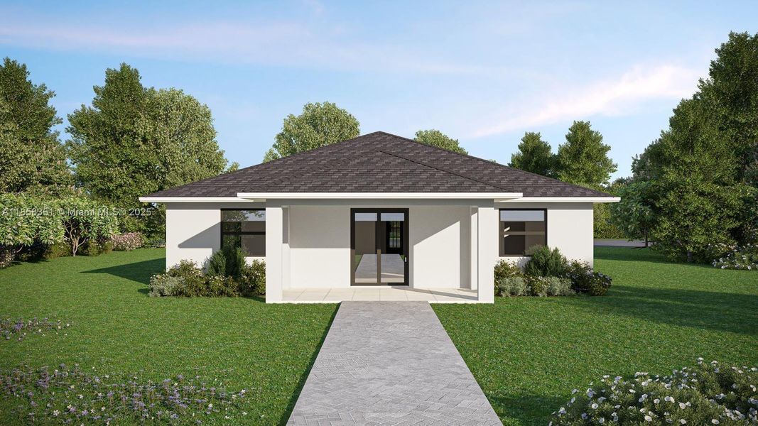 Front exterior of a new home in , Port Charlotte, FL, highlighting curb appeal (Image 2).