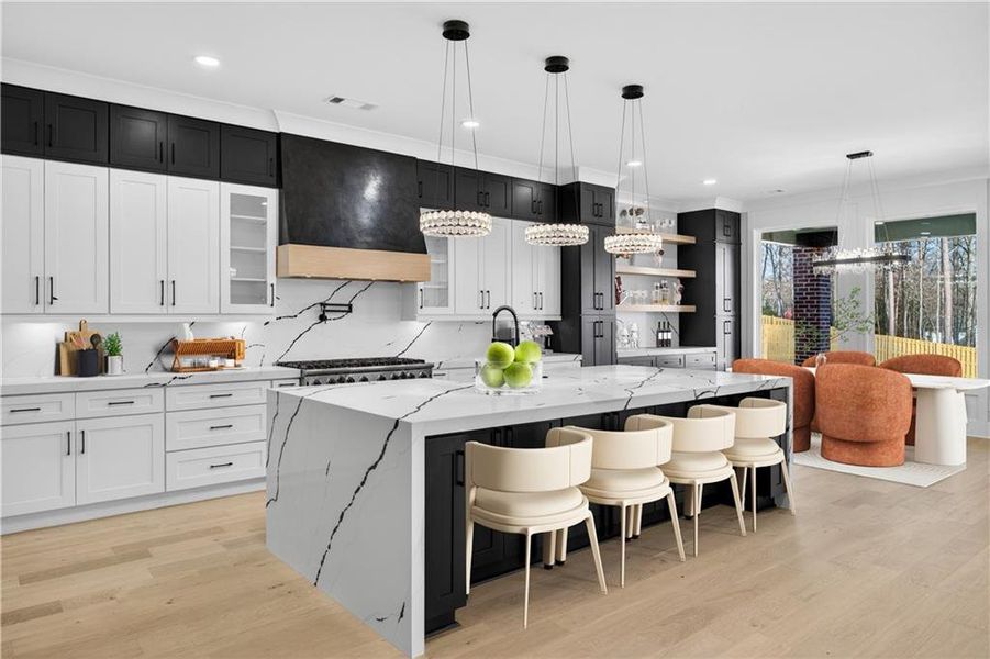 Furnished interior view inside a new home in , Buford (Image 49).