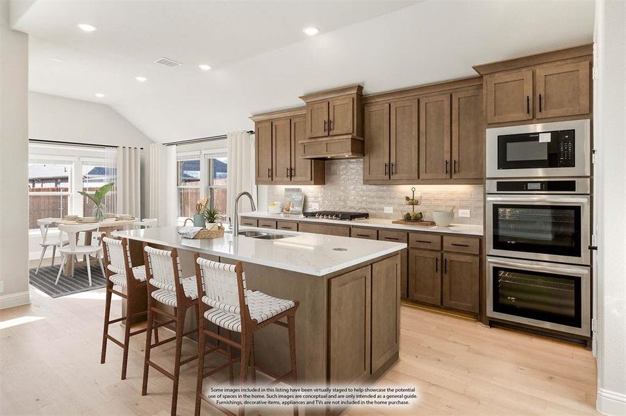 Furnished interior view inside a new home in Timberbrook, Justin (Image 14).