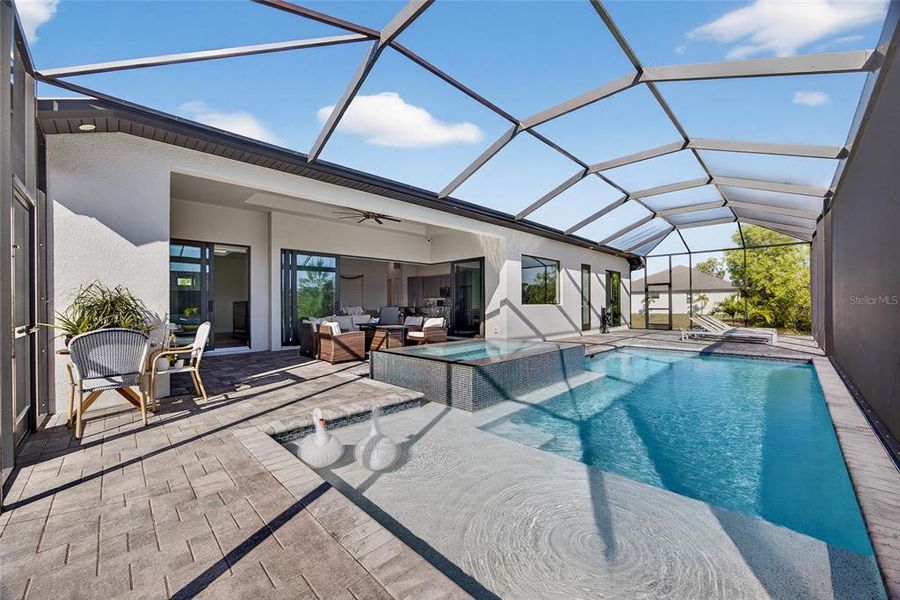 Exterior details and patio area of a home in , Cape Coral (Image 25). Exterior details and patio area of a home in , Cape Coral (Image 25).