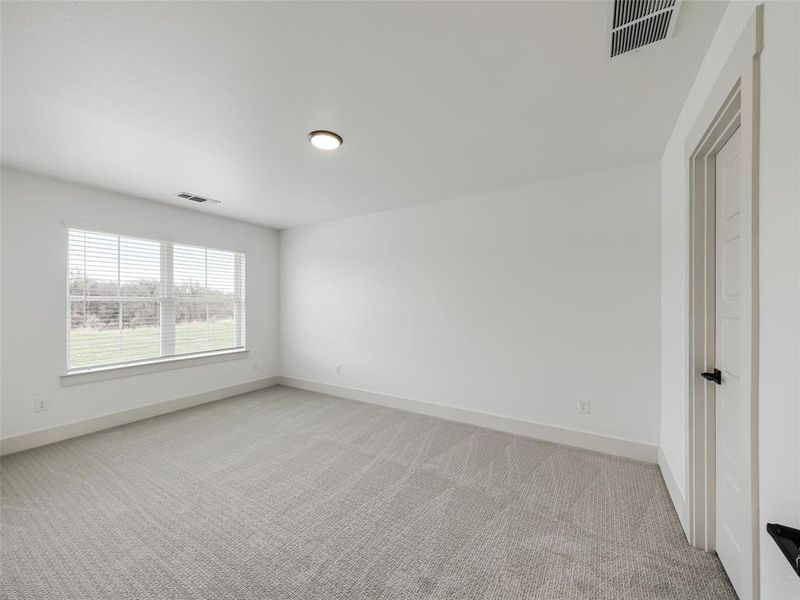 Bedroom #2 with walk-in closet Bedroom #2 with walk-in closet