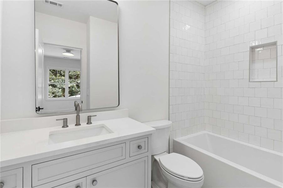 Furnished interior view inside a new home in , Brookhaven (Image 13).