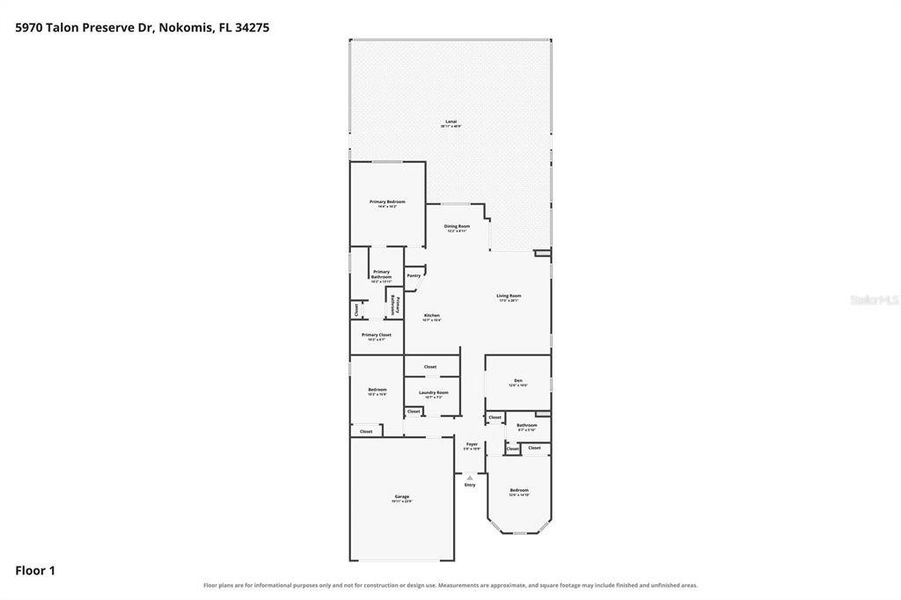 2D floor plan layout of this home in , Nokomis, FL (Image 5).
